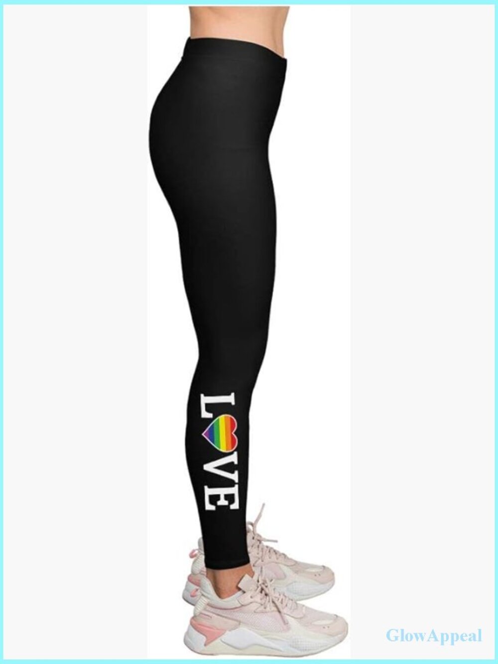Rainbow Pride Leggings Love Equality Yoga Pants Graphic Tights